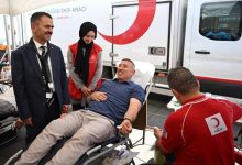 Vali İlhami Aktaş Kan Bağışı Alanını Ziyaret Etti