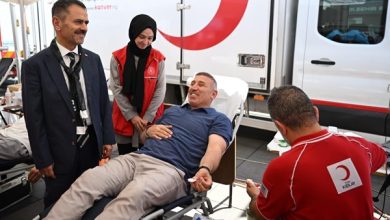 Vali İlhami Aktaş Kan Bağışı Alanını Ziyaret Etti