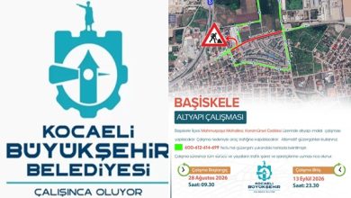 Başiskele Karamürsel Caddesi araç trafiğine kapatılıyor