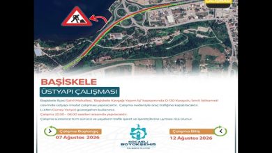 Başiskele Kavşağı İzmit istikameti trafiğe kapatılacak