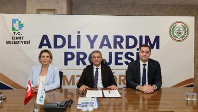 İzmit Belediyesi ile Kocaeli Barosu Adli Yardım Protokolünü yeniledi