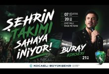 Kentin gururu Kocaelispor meydana iniyor