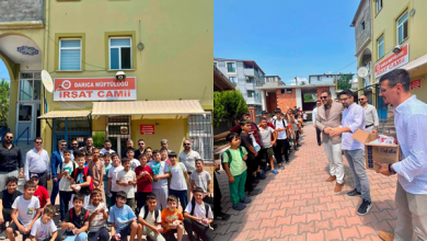 MHP Darıca Teşkilatından İrşat Camii Kur’an Kursu’na Anlamlı Ziyaret