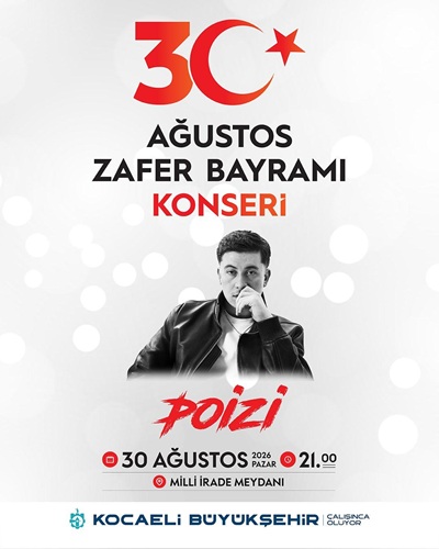 Zafer Bayramı’nda Büyükşehir’den çifte konser
