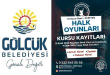 Gölcük Belediyesi’nden Ücretsiz Halk Oyunları Kursu