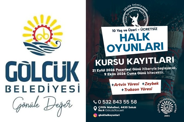 Gölcük Belediyesi’nden Ücretsiz Halk Oyunları Kursu