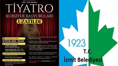 İzmit Belediye Tiyatrosu’nda başvuru süresi uzatıldı