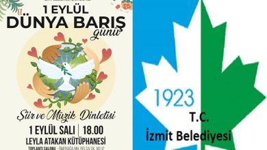 İzmit’te Dünya Barış Günü’ne özel şiir ve müzik dinletisi
