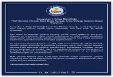 Karayolları 1. Bölge Müdürlüğü Basın Duyurusu