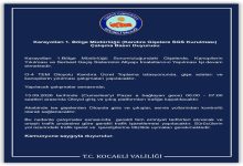 Karayolları 1. Bölge Müdürlüğü Çalışma Basın Duyurusu