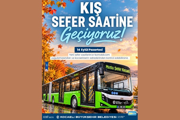 Toplu ulaşımda kış tarifesine geçiliyor