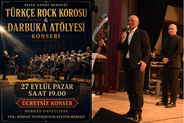Körfez'de Türkçe Rock Korosu ve Darbuka Atölyesi Konseri