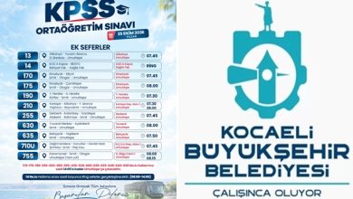 Büyükşehir’den KPSS için özel ulaşım planlaması