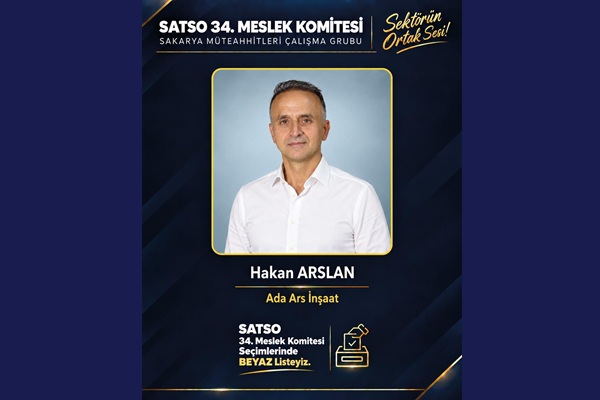 Hakan Arslan’dan SATSO seçimleri öncesi sandığa davet