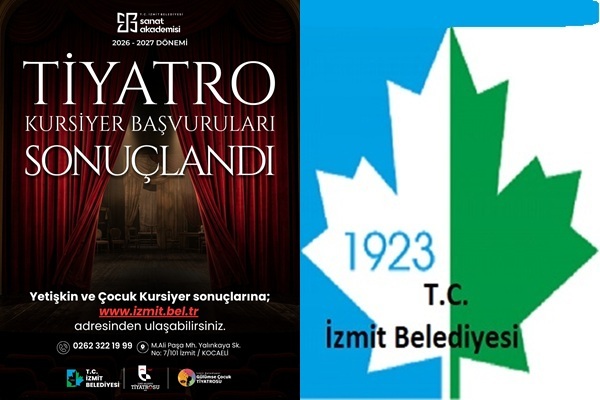 İzmit Sanat Akademisi Tiyatro Bölümü yetişkin adaylarının listesi açıklandı
