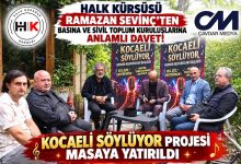 Kocaeli Söylüyor Projesi Masaya Yatırıldı