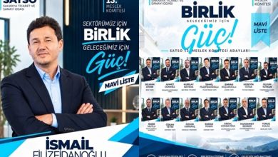 SATSO 13. Meslek Komitesi’nde Mavi Liste’den birlik ve güç mesajı