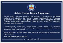 Sahte Hesap Basın Duyurusu